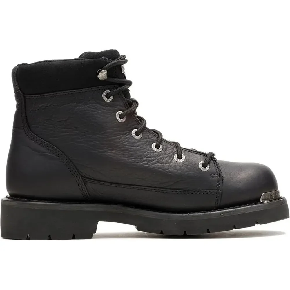 HARLEY-DAVIDSON Men's Chipman Leather Riding Boots Zip Boots Hard Toe Size 8